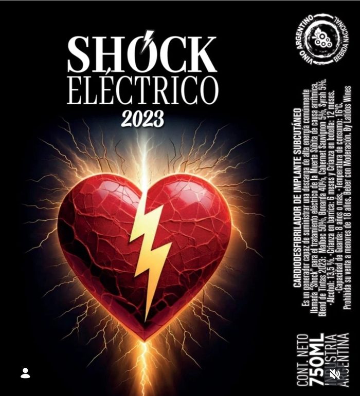Etiqueta Shock Eléctrico, Blend de Tintas 2023