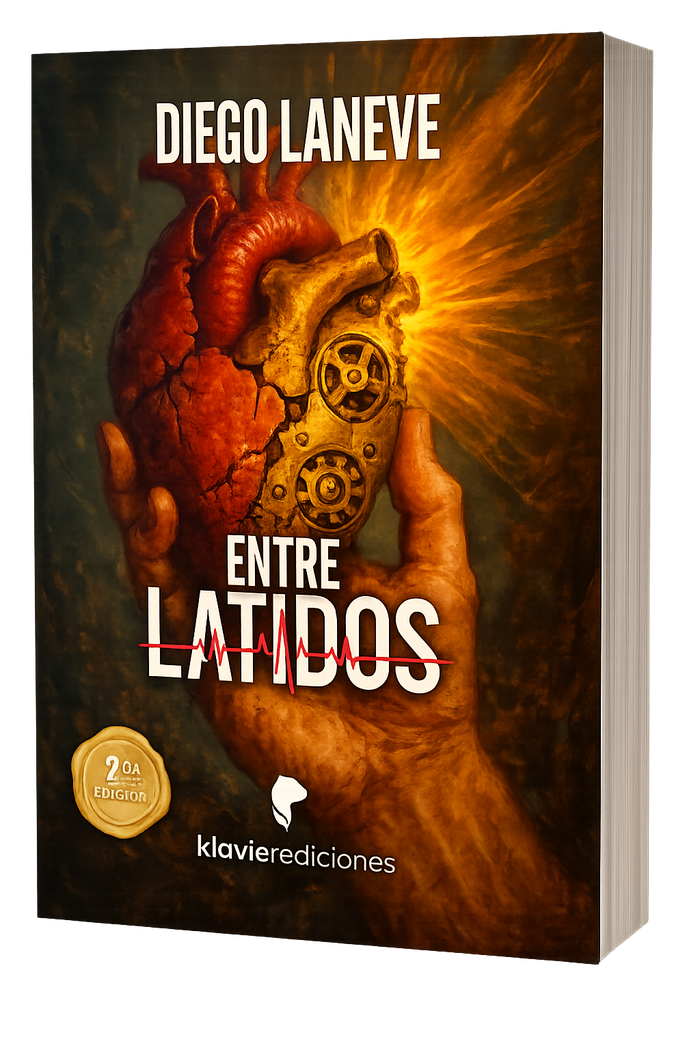 Portada del libro Entre Latidos, de Diego Laneve